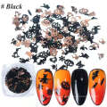 3D Metal Halloween Nail Accessories Art Decorations Nail Art Halloween Nail Decoration